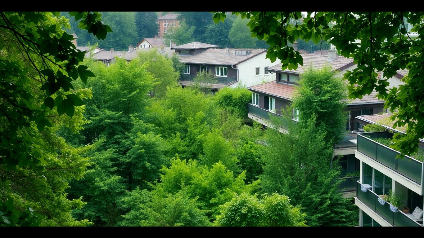 Hotels und Apartments im grünen Stadtteil Emmertsgrund